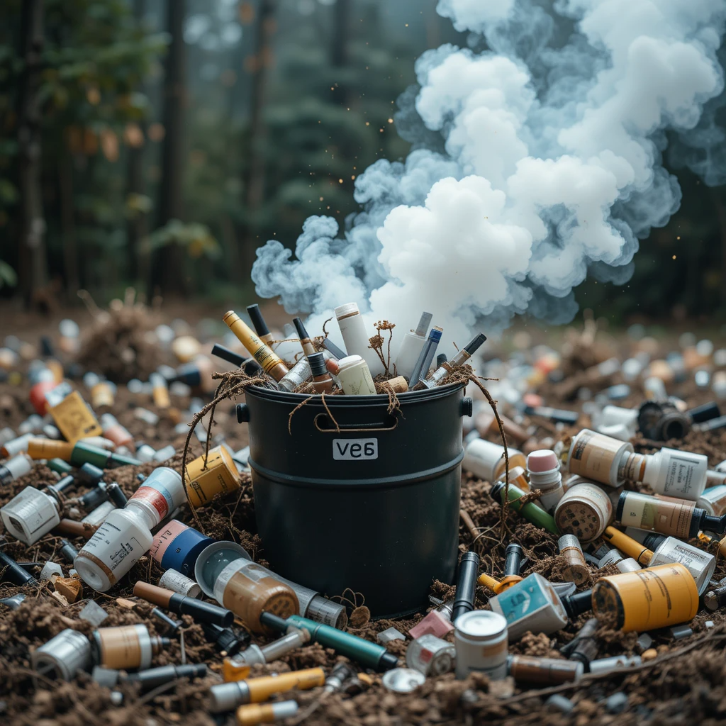 Environmental Concerns Linked to Vape Waste Escalate